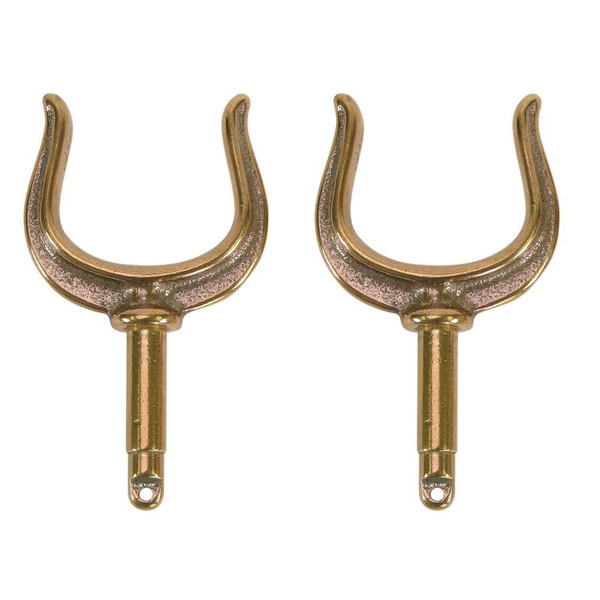 WHITECAP Boats Bronze Ribbed Oarlock Horn