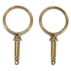 WHITECAP Boats Bronze Round Mount Oarlock Horn