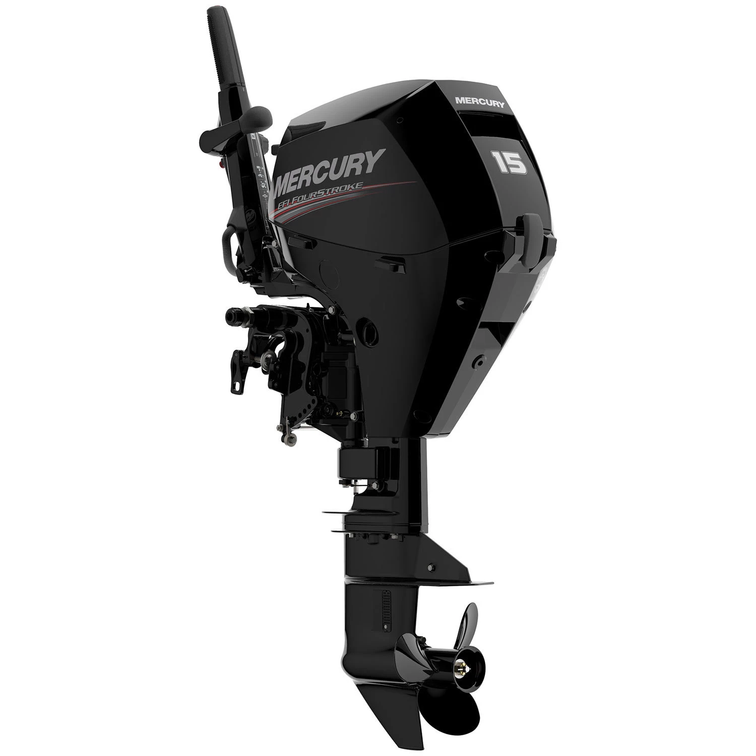 MERCURY MARINE Outboard Motors 15hp Manual Start 4-Stroke Outboard, 15" Shaft Length