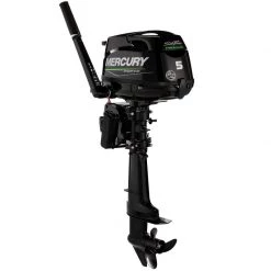 MERCURY MARINE Outboard Motors 5hp Propane Sail Power Outboard, 25" Shaft