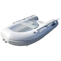 WEST MARINE Inflatable Boats RIB-275 Aluminum Hull Hypalon Inflatable Boat, White