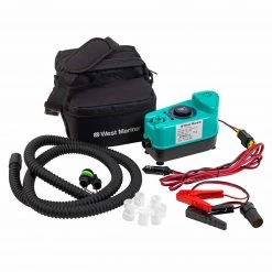 WEST MARINE Boats 12V Electric Inflator Pump, 4.3 CFM
