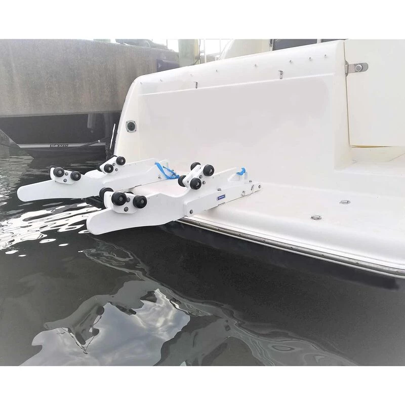 VERSACHOCK Boats & Motors Tilting Davits With Wheels For Rigid Bottom Inflatable Dinghies - Image 2